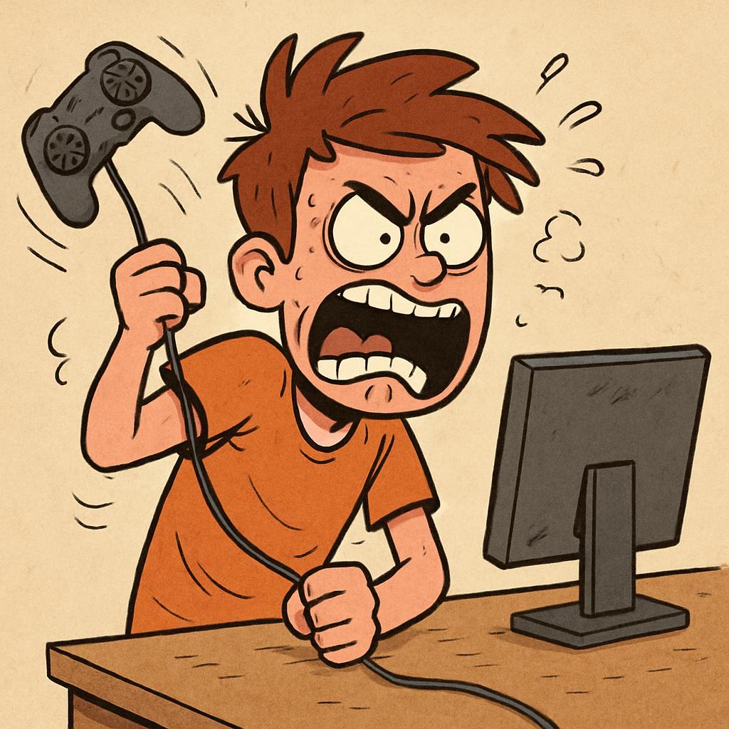 Person that raige quits Blank Meme Template