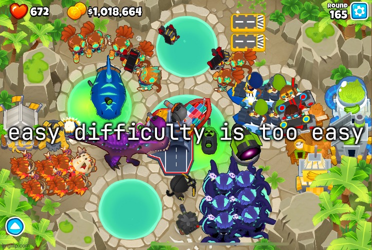 easy difficulty is too easy | made w/ Imgflip meme maker