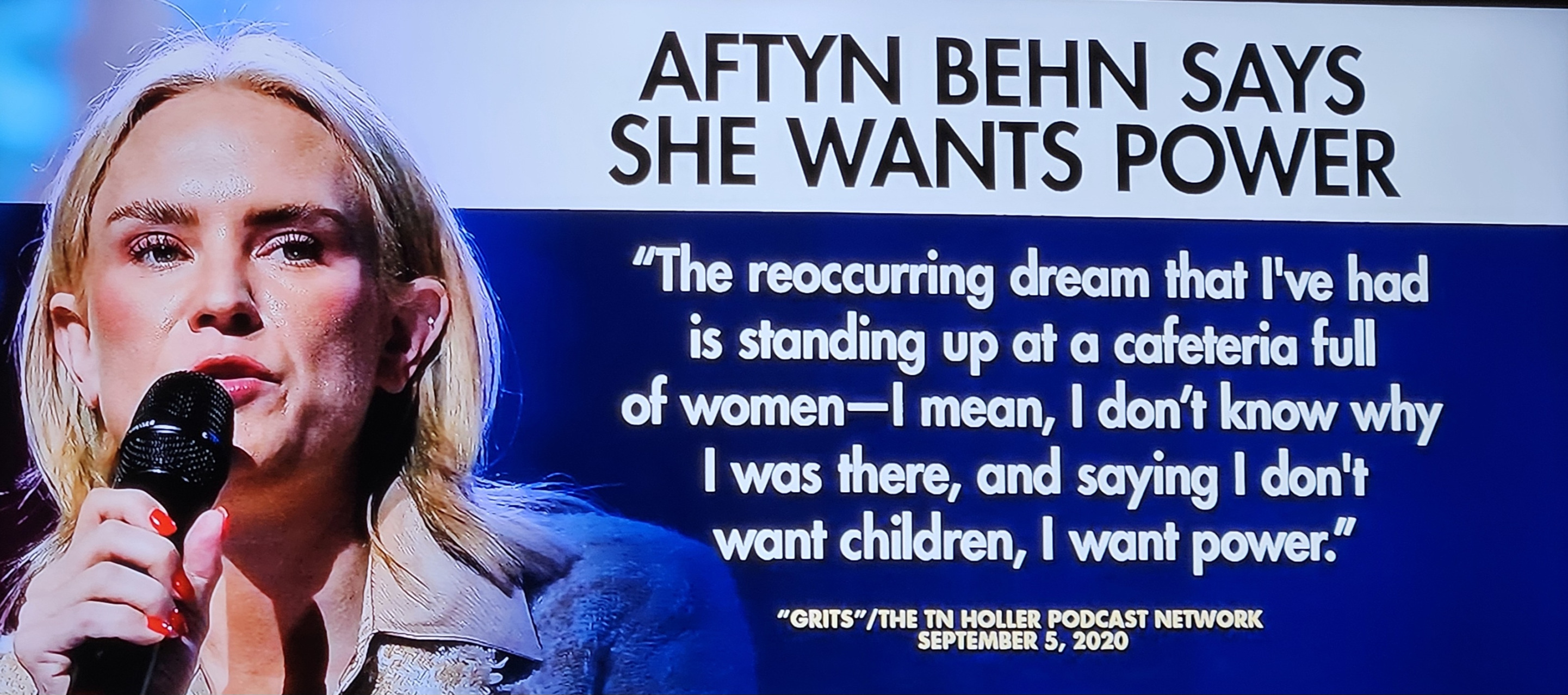 Aftyn Behn wants power Blank Meme Template