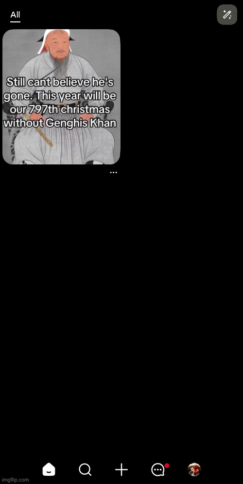 thanks pinterest I really wanted to see genghis khan and only genghis khan | made w/ Imgflip meme maker