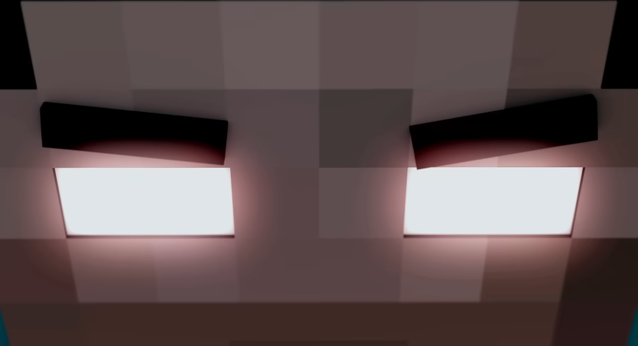 herobrine eyes Blank Meme Template