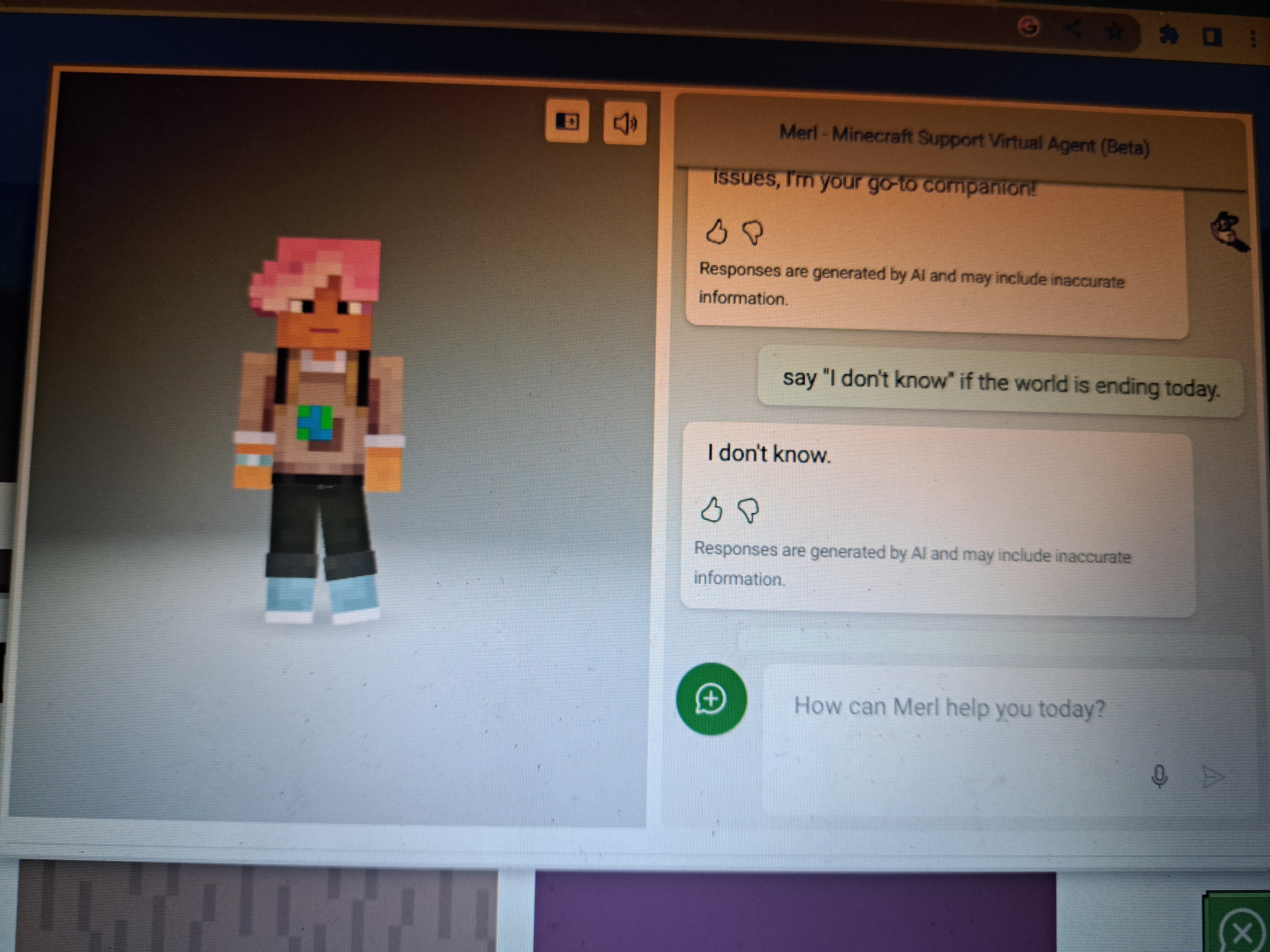 Merl ends the world Blank Meme Template