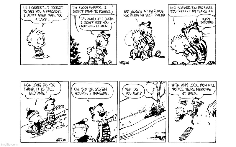 image tagged in calvin and hobbes,comics | made w/ Imgflip meme maker