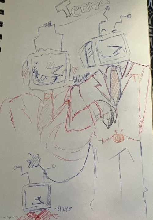 Uhh not undertale but delturne?… (tenna fanart) | made w/ Imgflip meme maker