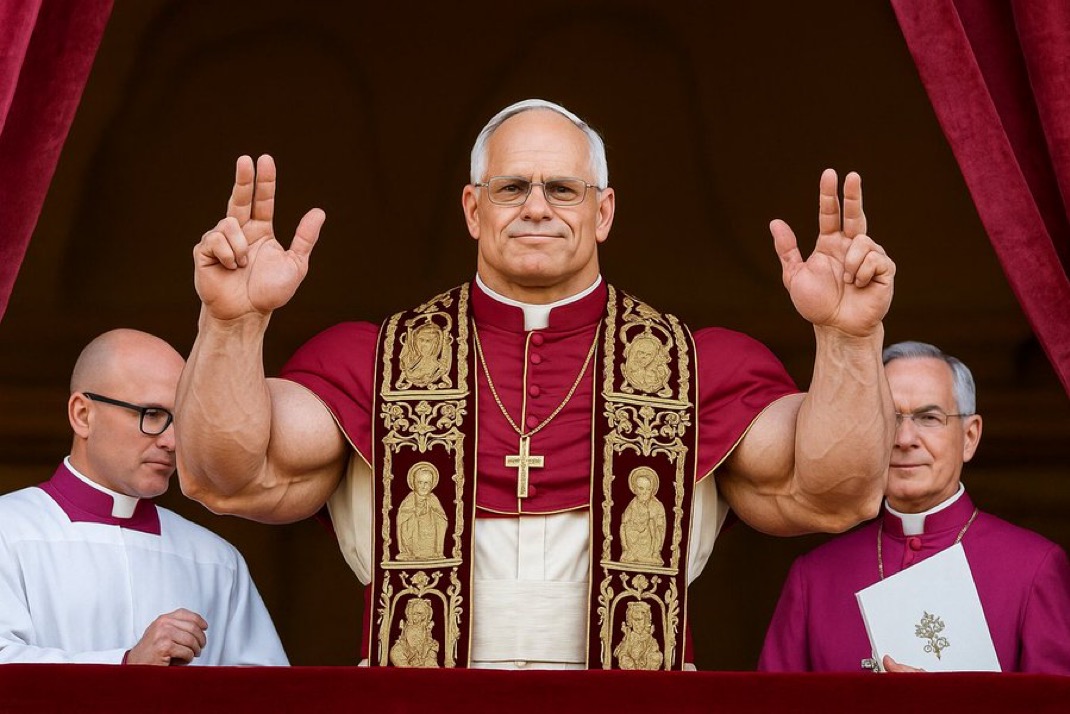 Chad Pope Blank Meme Template