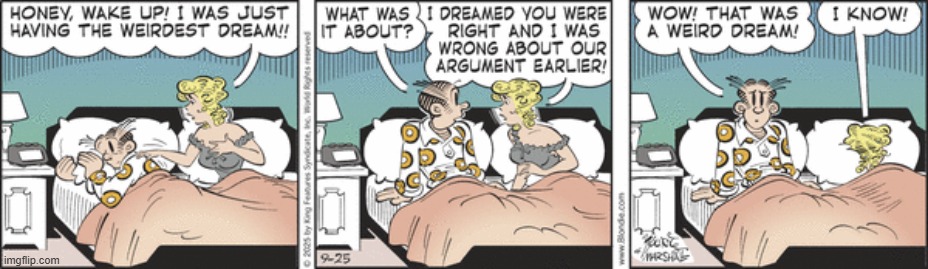 Blondie | image tagged in comics | made w/ Imgflip meme maker