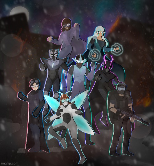 the pantheon (superhero ocs) which i’m gatekeeping from the stream bc it’s too dead to loredrop for | made w/ Imgflip meme maker