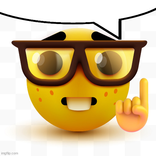Nerd pointing up | image tagged in nerd pointing up | made w/ Imgflip meme maker