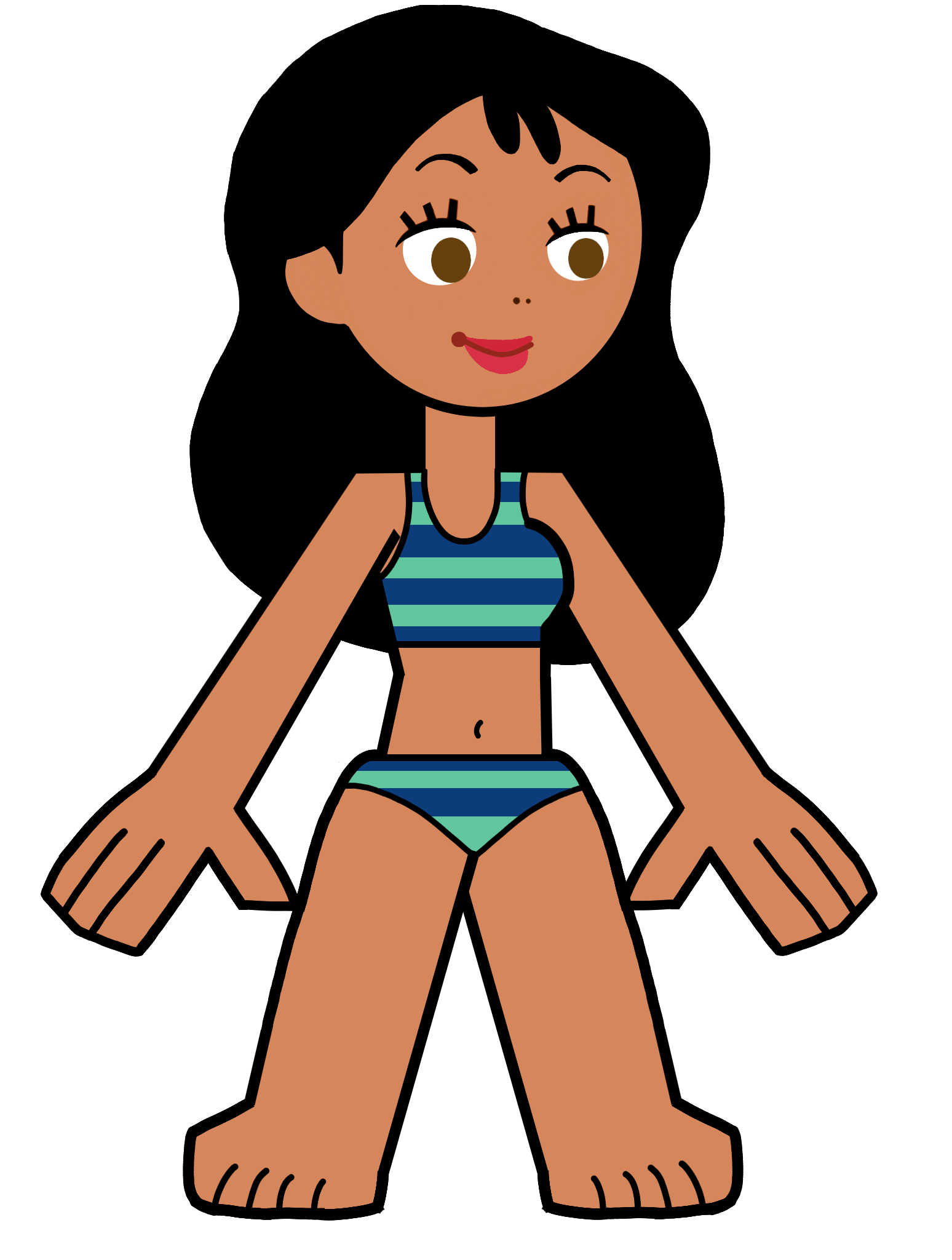 Nani Pelekai in Hero 108 Style Blank Meme Template