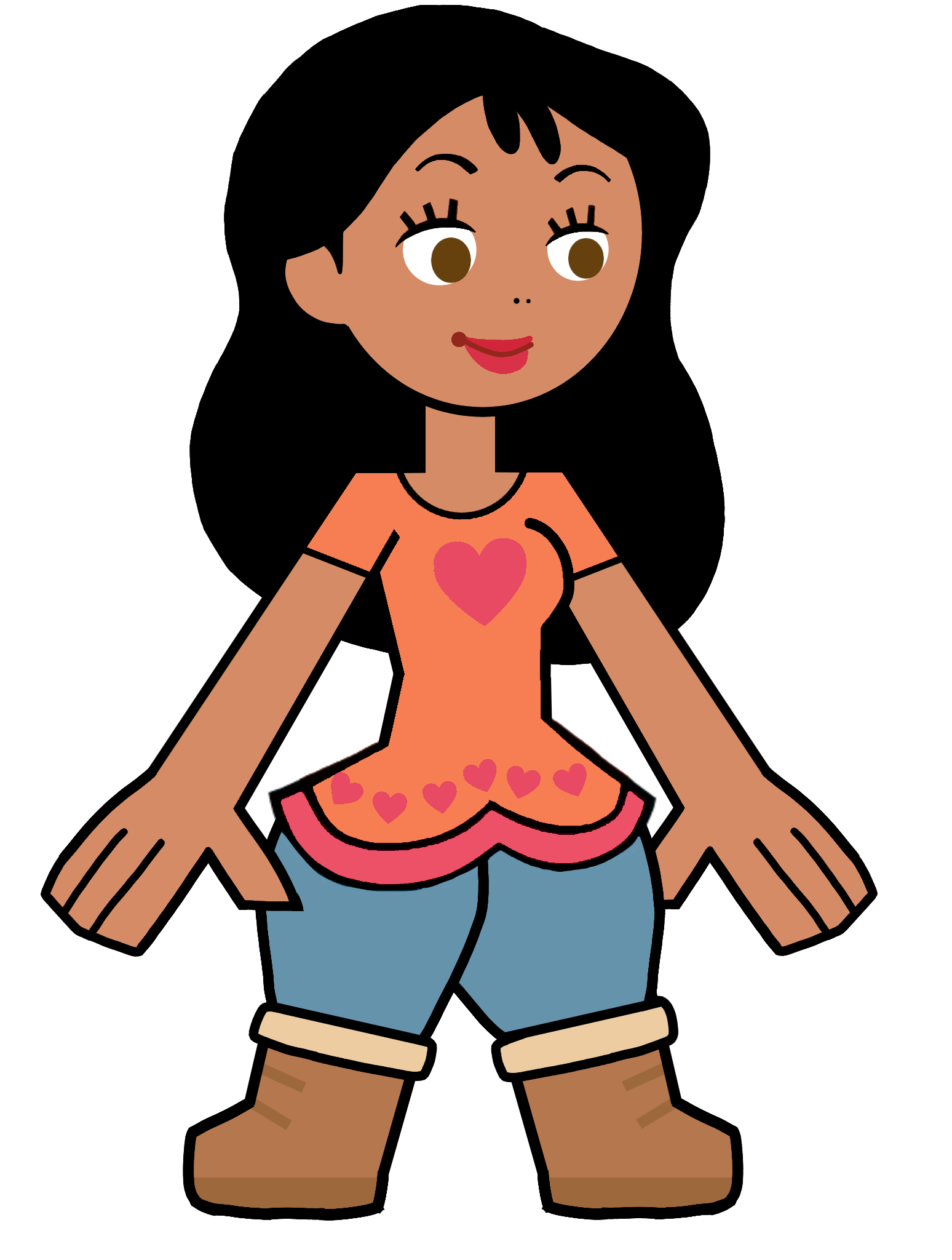 Nani Pelekai in Hero 108 Style Blank Meme Template