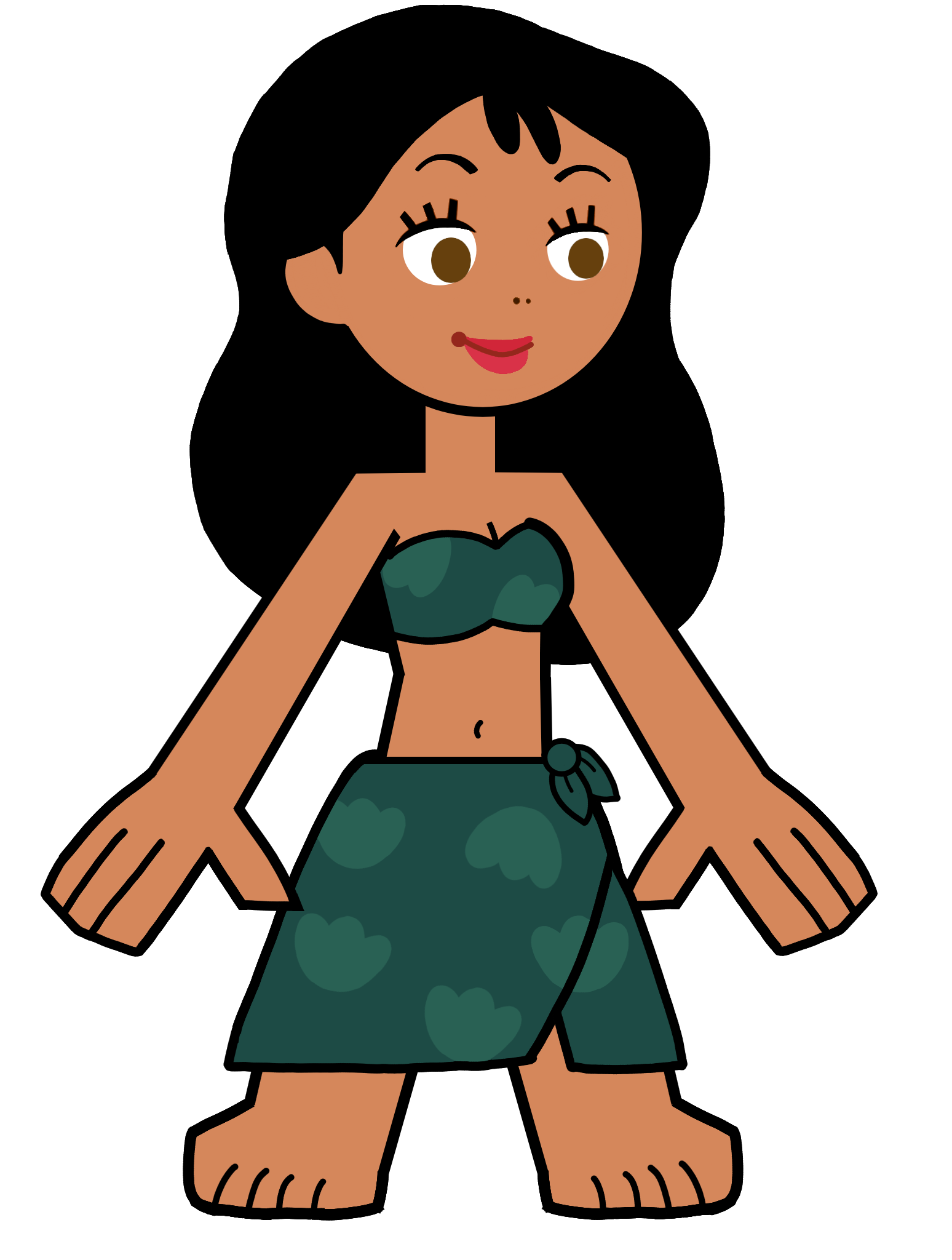 Nani Pelekai in Hero 108 Style Blank Meme Template