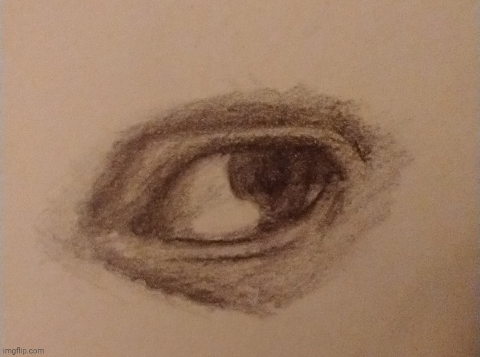 Been a while since I drew something so I decided to give it a go. Here is some art my friends :) | image tagged in eyes,drawing,time | made w/ Imgflip meme maker