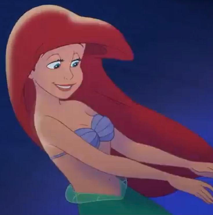 Princess Ariel Blank Meme Template