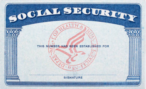 blank social security card Blank Meme Template