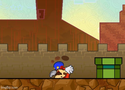 Why is the Mario from specifically paper mario so silly ? | made w/ Imgflip meme maker
