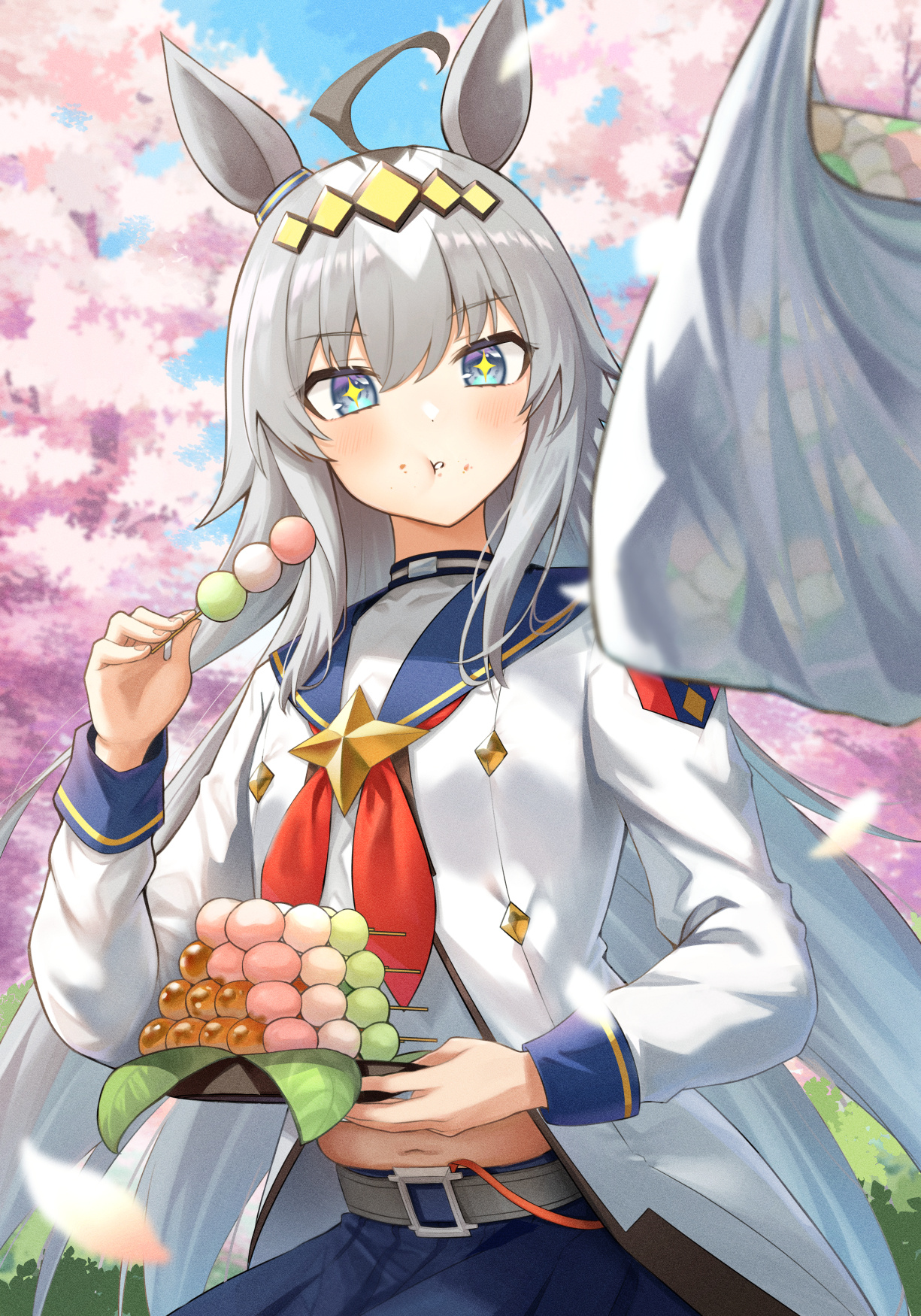 white horsey is hungry Blank Meme Template