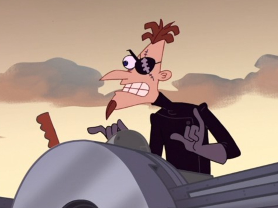 Angry 2nd dimension Doofenshmirtz Blank Meme Template