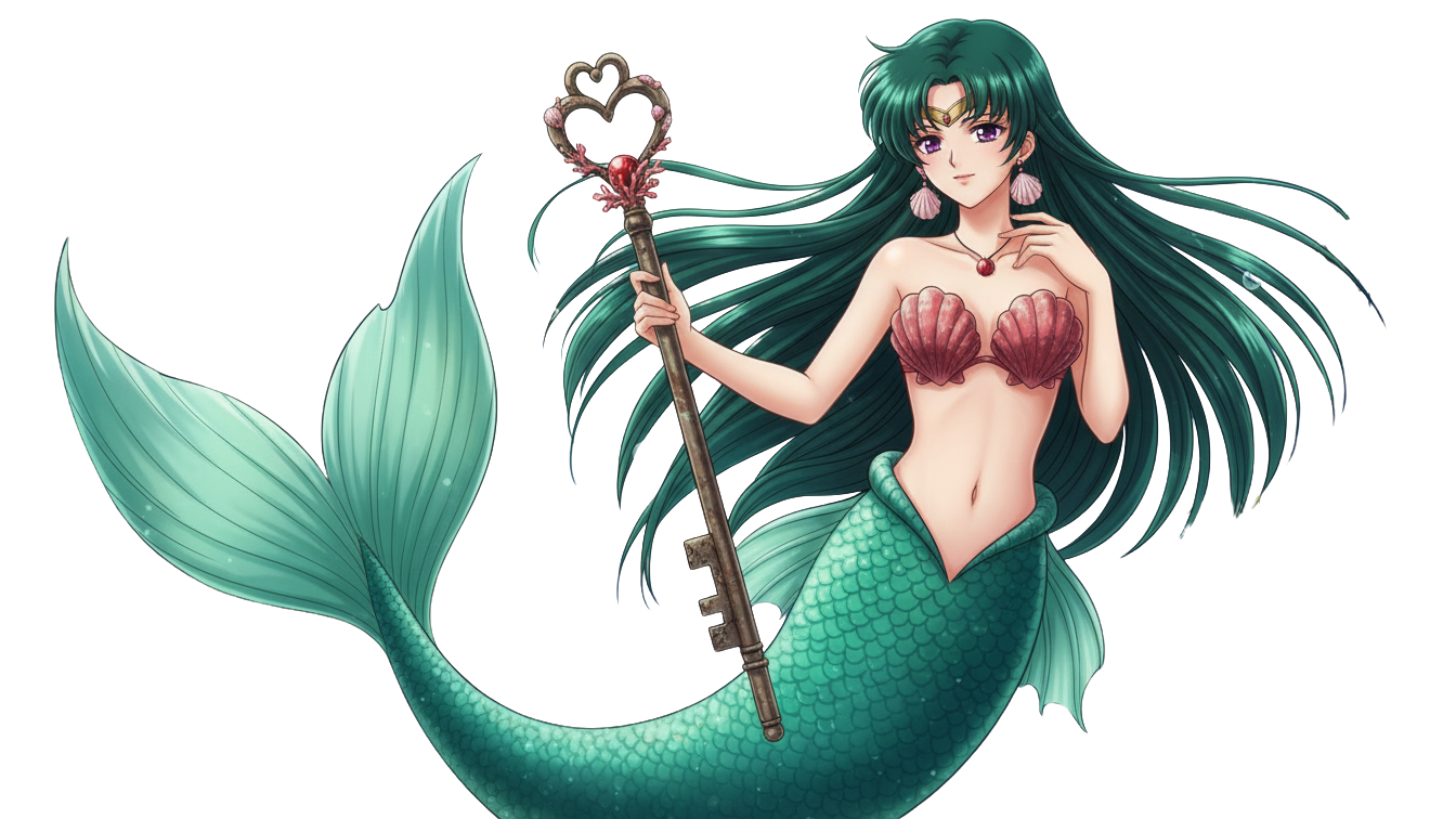 Mermaid pluto Blank Meme Template