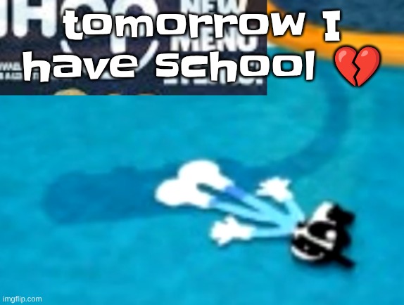 aw man. (hungry) | tomorrow I have school 💔 | image tagged in the flattening | made w/ Imgflip meme maker