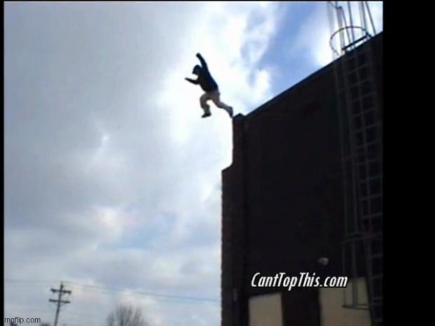 image tagged in suicide jump man | made w/ Imgflip meme maker