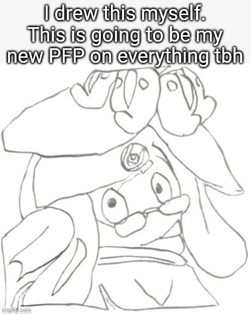 PFP (It's a Lilligant) | I drew this myself. This is going to be my new PFP on everything tbh | image tagged in pokemon | made w/ Imgflip meme maker