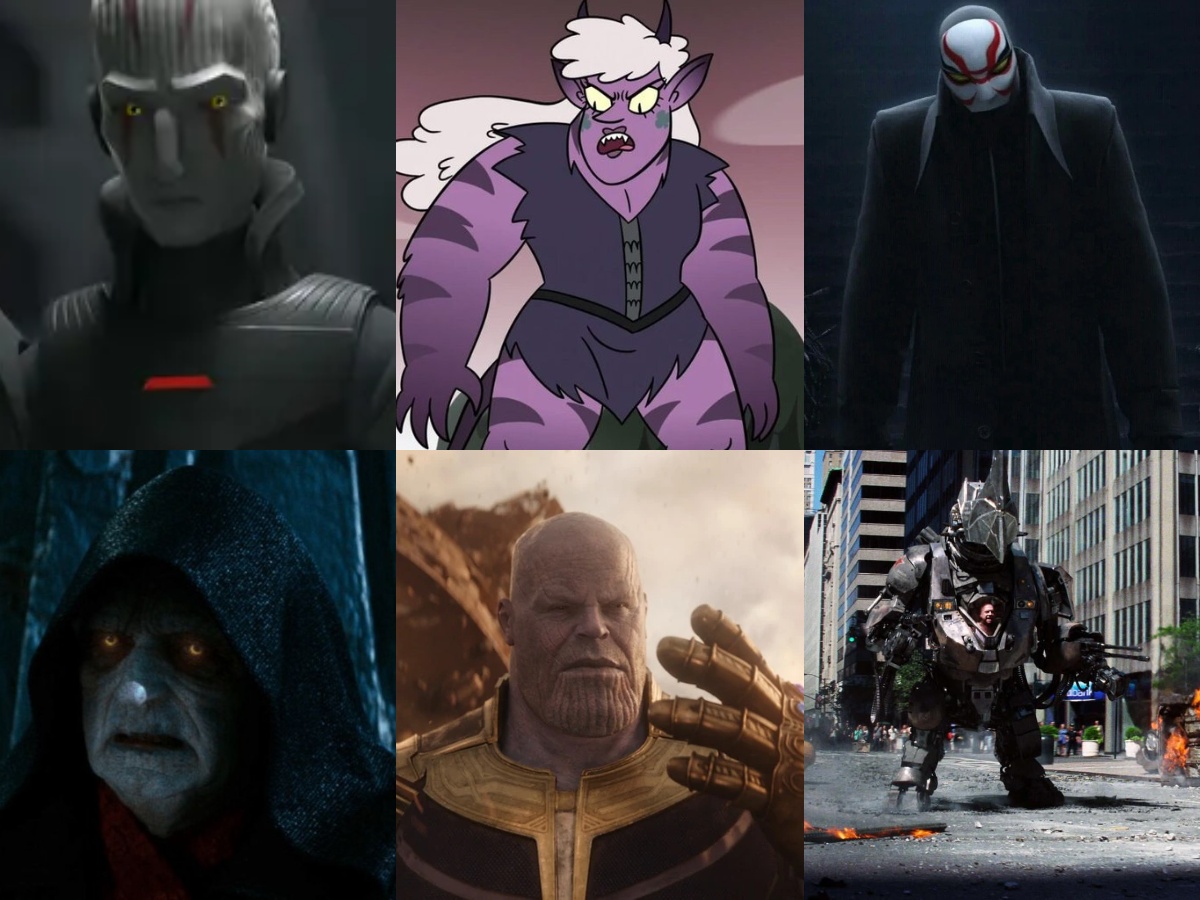 Disney Horror Villains Collage Season 15 Blank Meme Template