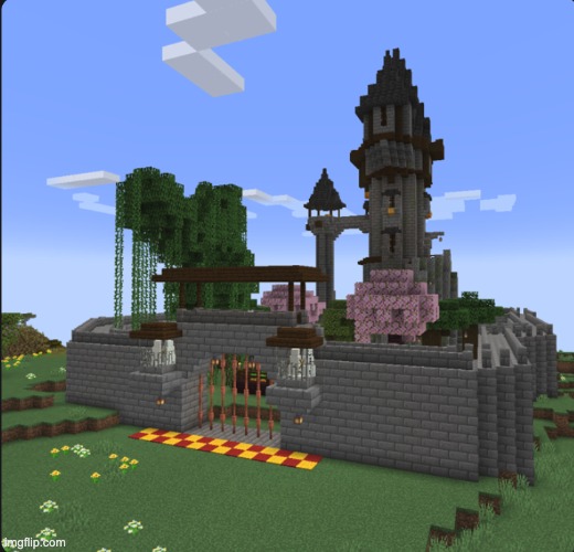 fire survival build (added more to the wall, will answer questions in comments) | made w/ Imgflip meme maker