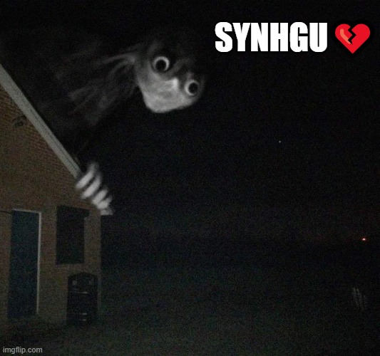 SYNHGU | SYNHGU💔 | image tagged in nervous houseguest | made w/ Imgflip meme maker