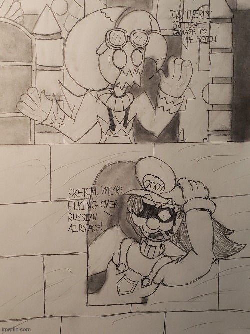 Drawings Stream Shenanigans 22 | image tagged in random,comic,hotel mario,drawing | made w/ Imgflip meme maker