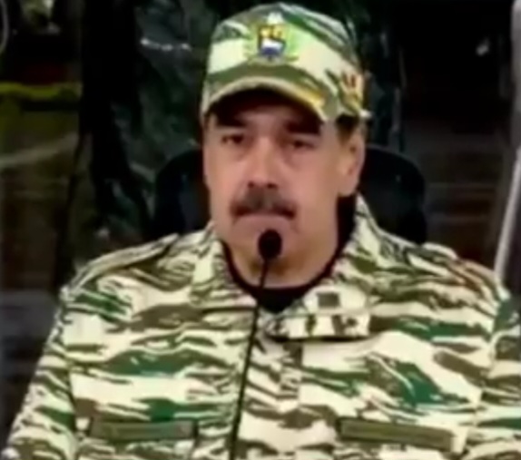 Nicolas Maduro cammo Blank Meme Template
