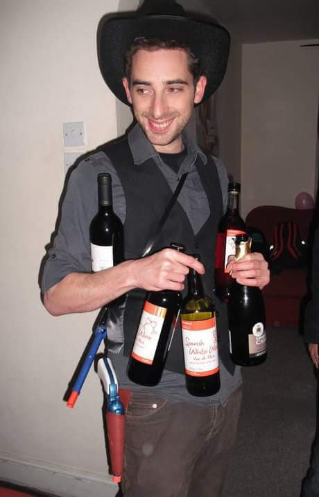 Wine cowboy Blank Meme Template