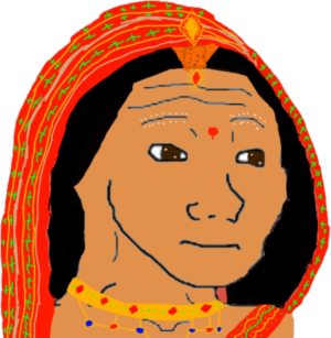 Indian wojak Blank Meme Template
