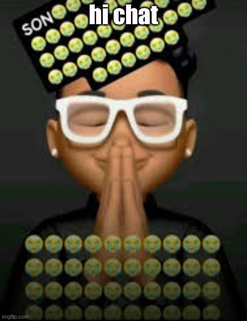 I'm crine (made by our glorious king bigjim998) | hi chat | image tagged in i'm crine made by our glorious king bigjim998 | made w/ Imgflip meme maker