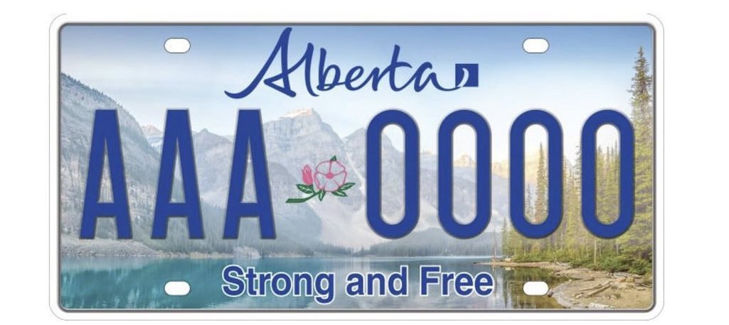 alberta license plate Blank Meme Template