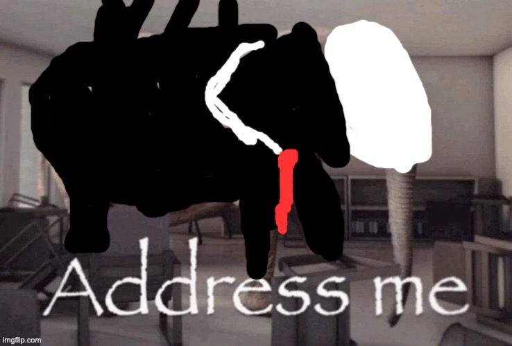 Address me | image tagged in address me | made w/ Imgflip meme maker