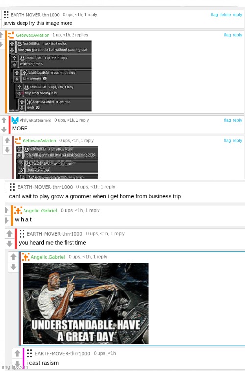 two very diff conversations at the same time | made w/ Imgflip meme maker