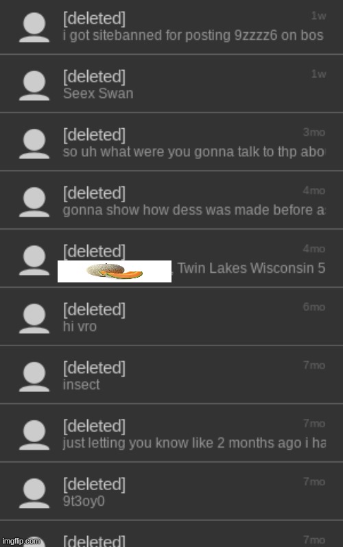 deleted memechat reveal | made w/ Imgflip meme maker