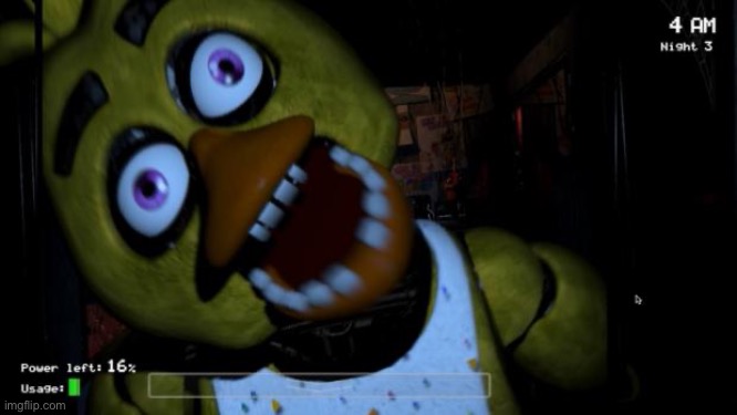 Five nights at Freddy's Chica | image tagged in five nights at freddy's chica | made w/ Imgflip meme maker