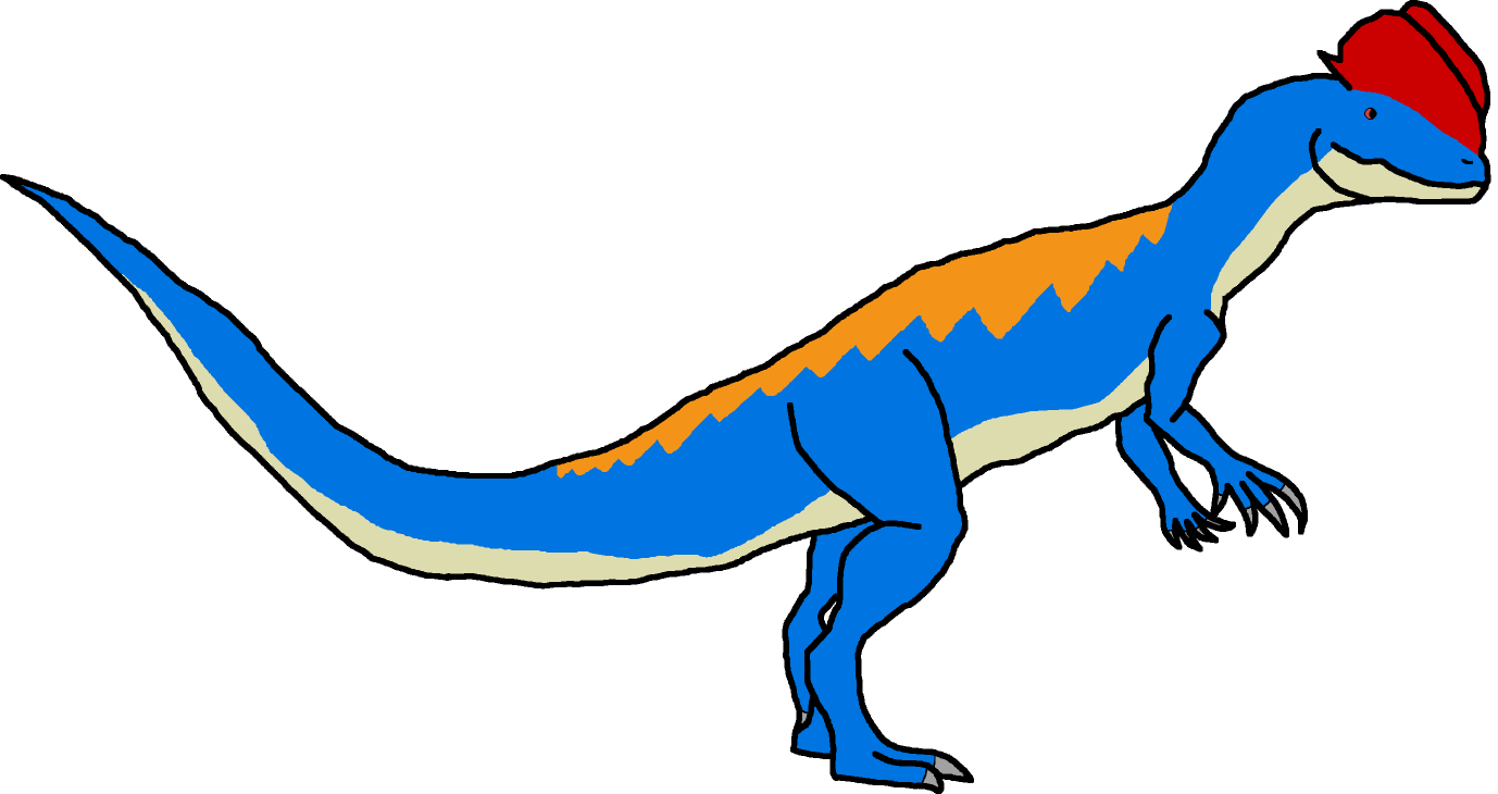 Male Dilophosaurus Wetherilli (Paleoverse + EOIverse) Blank Meme Template