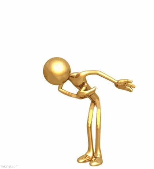 bowing figure | image tagged in bowing figure | made w/ Imgflip meme maker