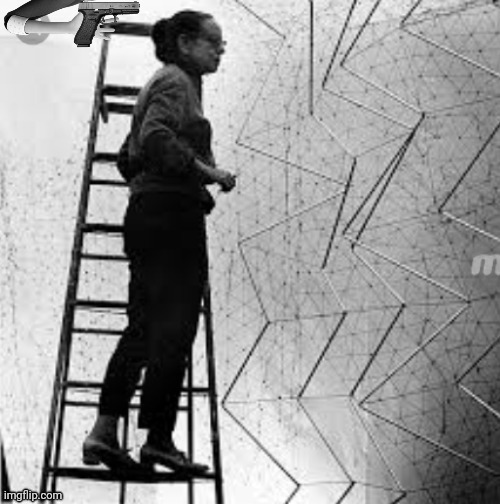 Marinette Dupain-Cheng shooting Gertrud Louise Goldschmidt in Ar Blank Meme Template