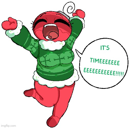 It's time! (Original Artist: KittKitoo).mp3 | image tagged in bobette,dandy's world,fanart | made w/ Imgflip meme maker