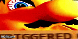 Mario Triggered Blank Meme Template