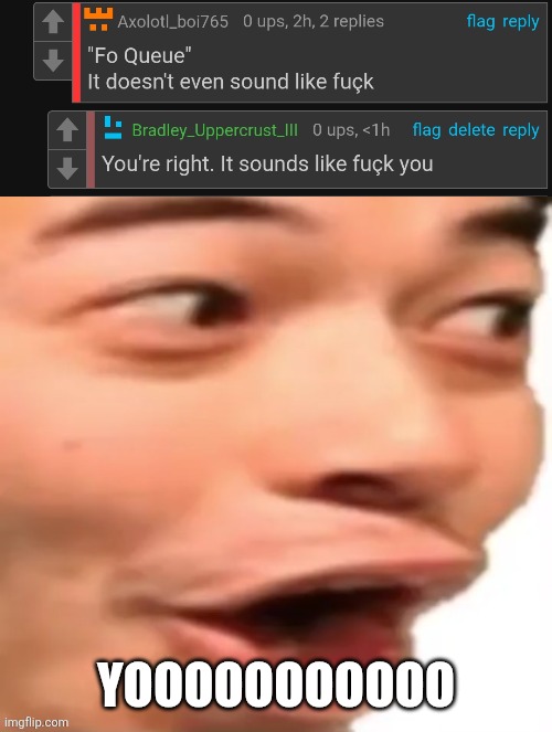 Yes, I did get permission from Axolotl_boi765 | YOOOOOOOOOOO | image tagged in yoooooo,axolotl_boi765,lol so funny,comments,yooooooo,memes | made w/ Imgflip meme maker