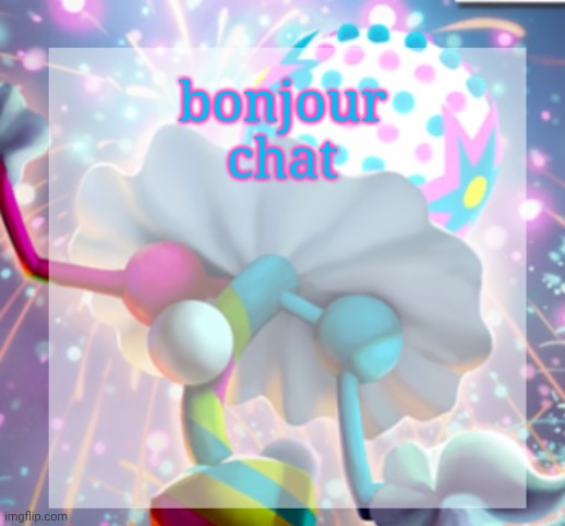temp | bonjour chat | image tagged in temp | made w/ Imgflip meme maker