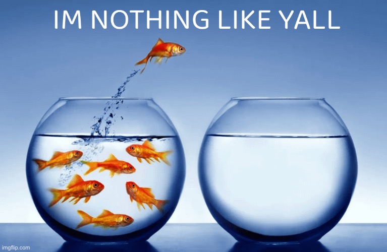 I'm nothing like yall Blank Meme Template