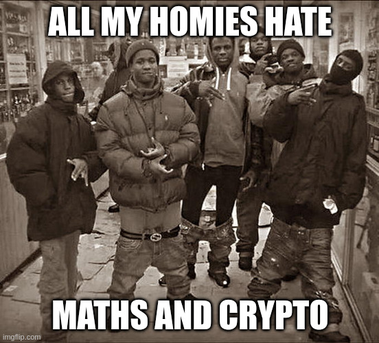 all my homies hate cryptography