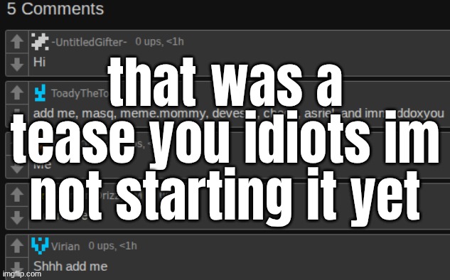 made w/ Imgflip meme maker