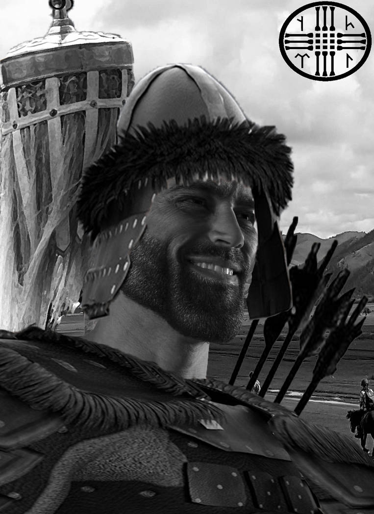 Mongol gigachad Blank Meme Template