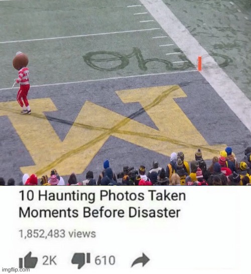 Brutus buckeye meme | image tagged in college football,brutus,ohio state,ohio state buckeyes,football,nfl memes | made w/ Imgflip meme maker